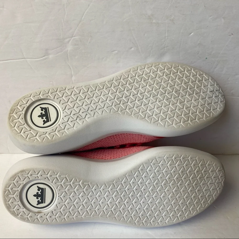 Peter Millar Women's Hyperlight Glide Athleisure Sneakers Pink White Size 6 Knit